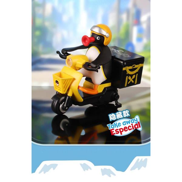  Pingu 企鵝家族 貪吃的小鵝 系列 鑰匙扣 毛絨掛件 系列 盲盒 手伴 公仔 擺件 收藏品｜嗨寶好選物