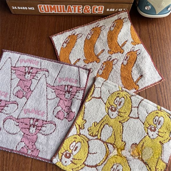 日本 Tom & Jerry 湯姆貓與傑利鼠 方巾 小毛巾 手伴 公仔 擺件 扭蛋 收藏品｜嗨寶好選物