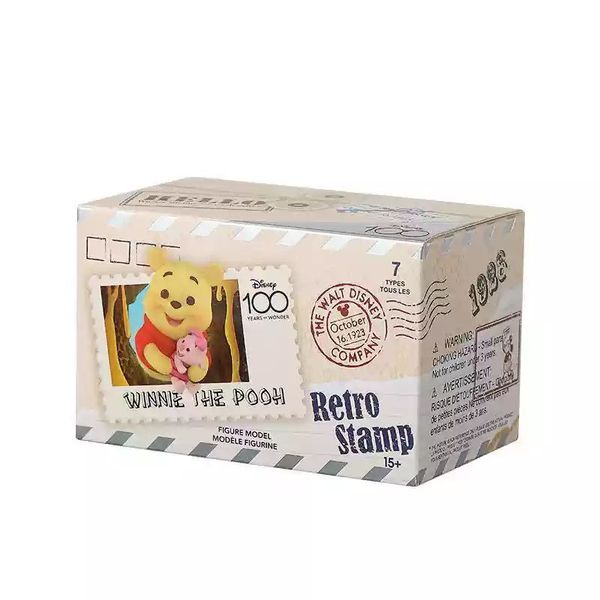 MINISO 迪士尼 周年 復古郵票系列 盲盒 手辦 潮玩 盒玩 磁鐵 冰箱貼｜嗨寶好選物