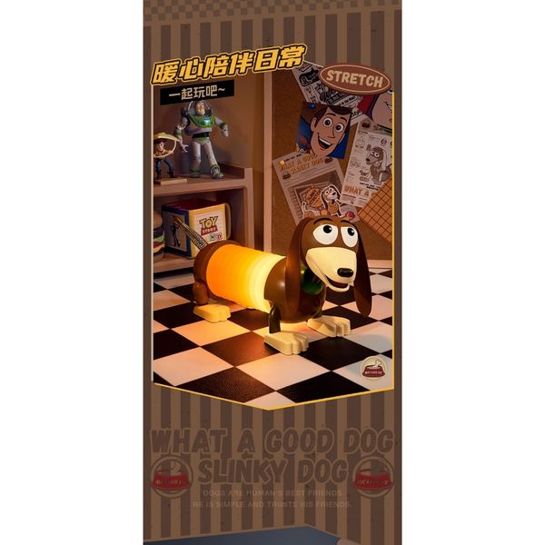 迪士尼 皮克斯 玩具總動員 彈簧狗系列 小燈 手伴 公仔 擺件 扭蛋 收藏品｜嗨寶好選物