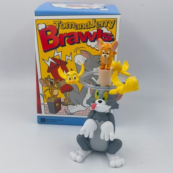 湯姆貓與傑利鼠 Tom and Jerry 貓與老鼠 貓鼠大作戰 系列 盲盒 手辦 潮玩 盒玩｜嗨寶好選物