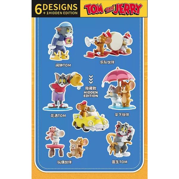 湯姆貓與傑利鼠 Tom and Jerry 貓與老鼠 日常生活2 系列 盲盒 手辦 潮玩 盒玩｜嗨寶好選物