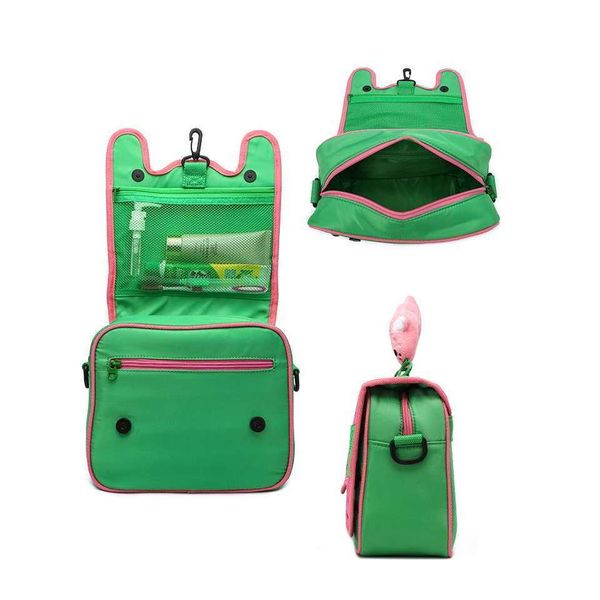 若愚工坊 粉紅肌肉猛男兔布偶 玩偶 肌肉兔 猛男兔 搞怪 粉紅兔 斜背包 化妝包 手提包 收納包｜嗨寶好選物