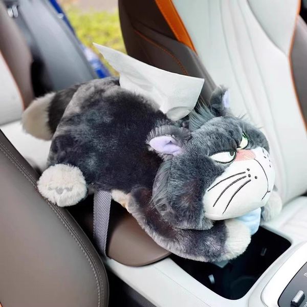  迪士尼 仙履奇緣 卡西法 魯斯佛 壞貓咪 車子用品 頭枕 腰靠 車枕 車子腰靠｜嗨寶好選物