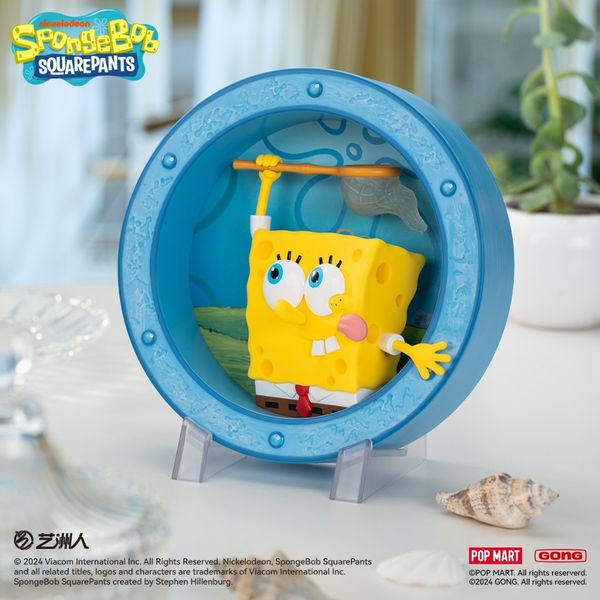 Pop Mart 泡泡瑪特 海綿寶寶 次元窗口系列 盲盒 手伴 公仔 擺件 收藏品｜嗨寶好選物