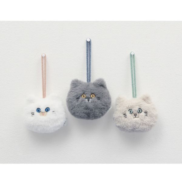 雲朵工廠 抱抱系列 抱抱貓頭 小掛件 鑰匙扣 小玩偶 小公仔 包包配件 掛飾 貓咪 貓  貓｜嗨寶好選物
