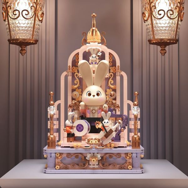愛麗絲夢遊仙境 復古留聲機 3D拼圖 立體拼圖 益智遊戲 禮物 可愛擺件 拼裝玩具 積木模型｜嗨寶好選物