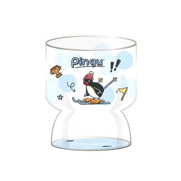 Pingu 企鵝家族 疊疊玻璃杯 周邊 水杯 茶杯 玻璃杯 小酒杯 飲料杯 300ml