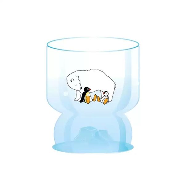 Pingu 企鵝家族 疊疊玻璃杯 周邊 水杯 茶杯 玻璃杯 小酒杯 飲料杯 300ml