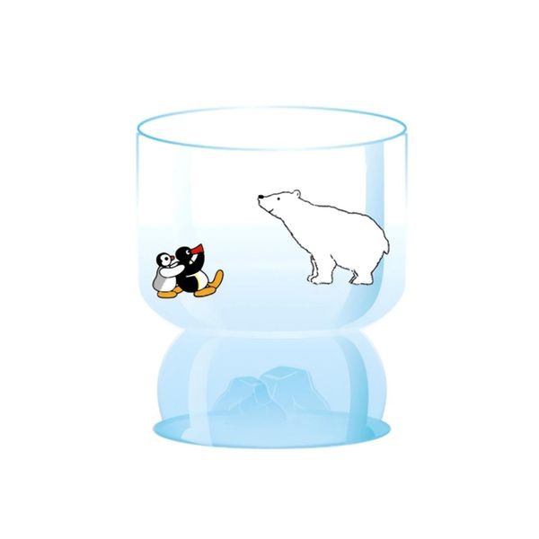 Pingu 企鵝家族 疊疊玻璃杯 周邊 水杯 茶杯 玻璃杯 小酒杯 飲料杯 300ml