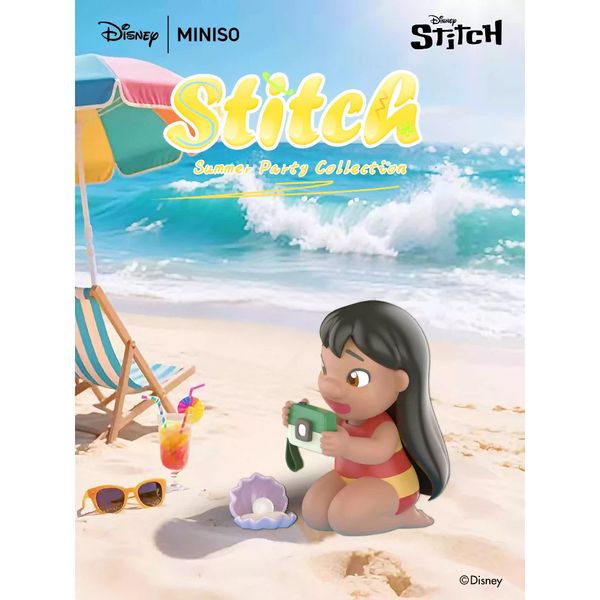 Disney 迪士尼 史迪奇 夏日派對系列 潮玩 盲盒 盒玩 公仔 收藏品｜嗨寶好選物