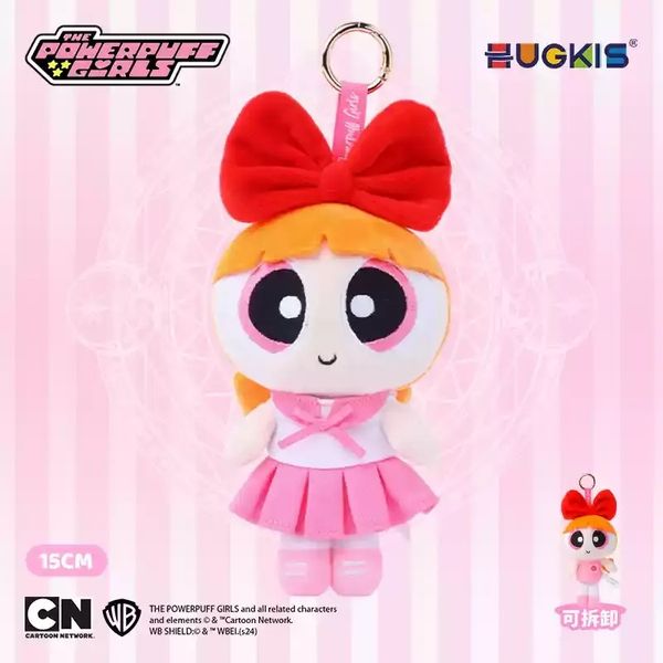 飛天小女警 美少女系列 JK 鑰匙扣 毛絨掛件 系列 盲盒 手伴 公仔 擺件 收藏品｜嗨寶好選物