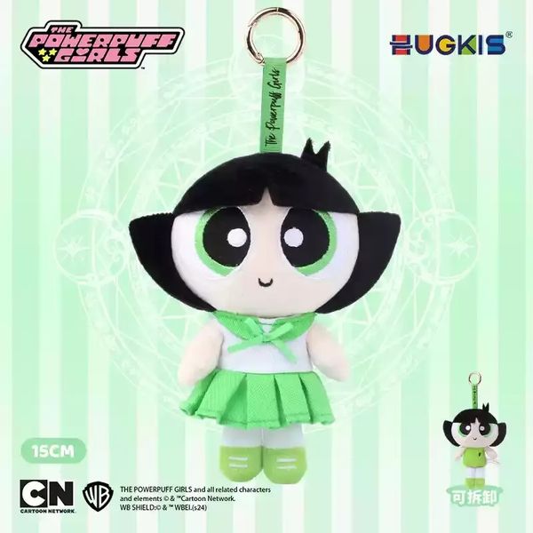 飛天小女警 美少女系列 JK 鑰匙扣 毛絨掛件 系列 盲盒 手伴 公仔 擺件 收藏品｜嗨寶好選物