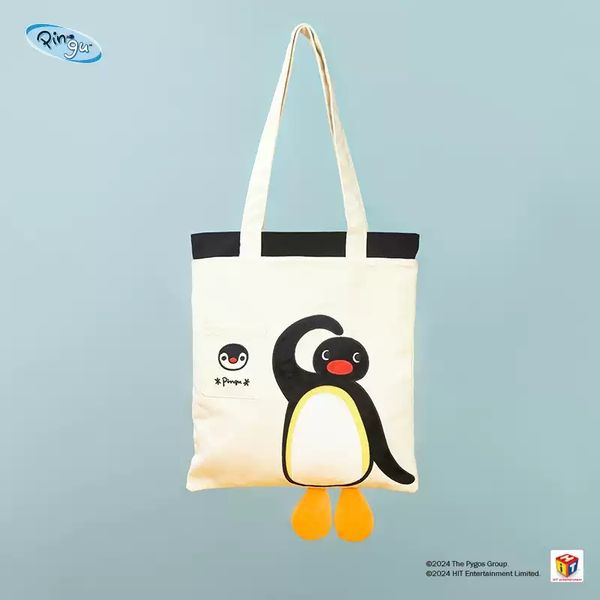 Pingu 企鵝家族 企鵝露小腳單肩包系列 掛件 毛絨公仔 手伴 公仔 擺件 收藏品 單肩包 側背包｜嗨寶好選物