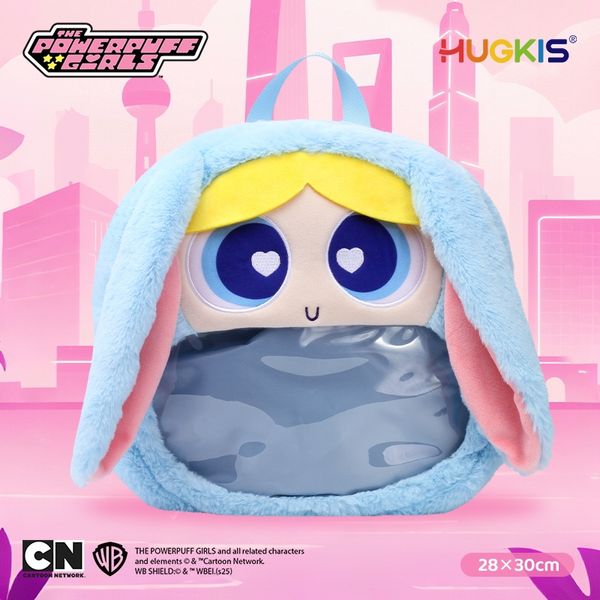 飛天小女警 雙肩玩偶包 痛包 背娃包 漫展 曬娃包 毛絨掛件 系列 盲盒 手伴 公仔 擺件 收藏品｜嗨寶好選物