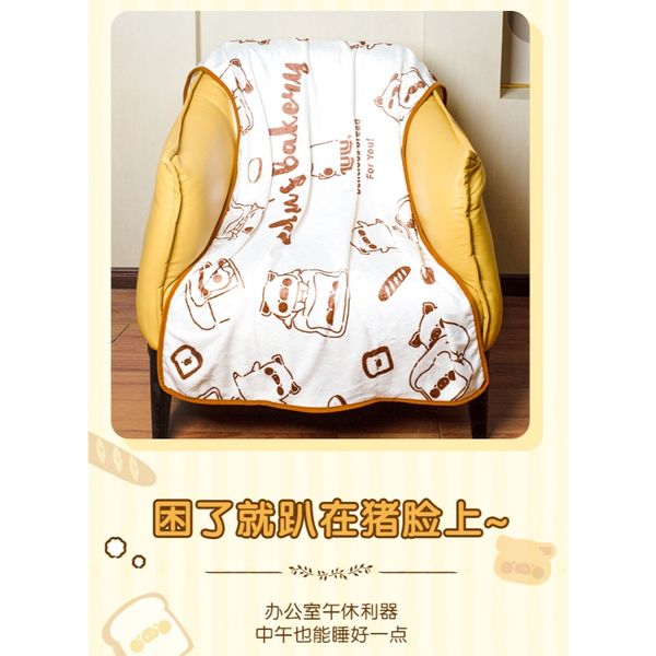 LULU豬 辦公室 冷氣毯 空調毯 抱枕 靠枕 LULU 豬 盲盒 手伴 公仔 擺件 扭蛋 收藏品｜嗨寶好選物