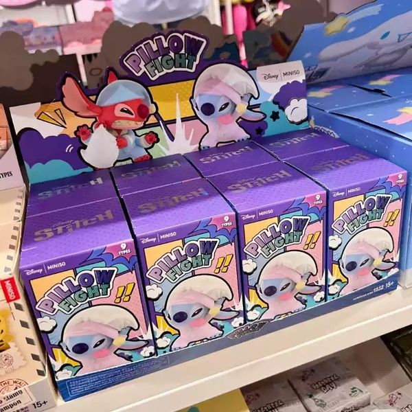 Disney｜迪士尼｜史迪奇｜枕頭大戰系列｜盲盒 手伴 公仔 擺件 扭蛋 收藏品｜嗨寶好選物