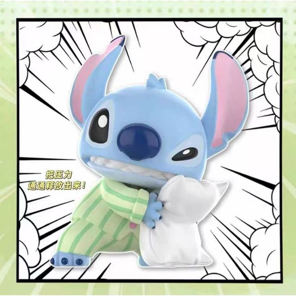 Disney｜迪士尼｜史迪奇｜枕頭大戰系列｜盲盒 手伴 公仔 擺件 扭蛋 收藏品｜嗨寶好選物