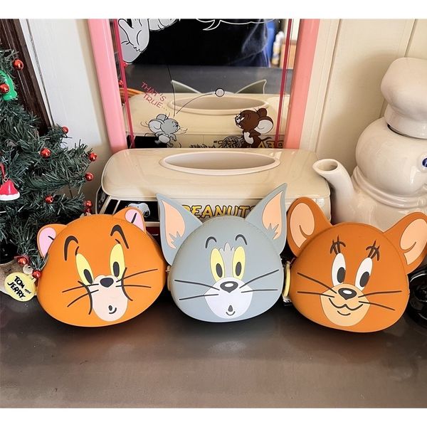 日本 Tom & Jerry 湯姆貓與傑利鼠 矽膠零錢包 手伴 公仔 擺件 扭蛋 收藏品 小包 包包｜嗨寶好選物