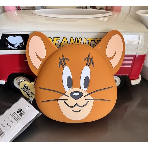 日本 Tom & Jerry 湯姆貓與傑利鼠 矽膠零錢包 手伴 公仔 擺件 扭蛋 收藏品 小包 包包｜嗨寶好選物