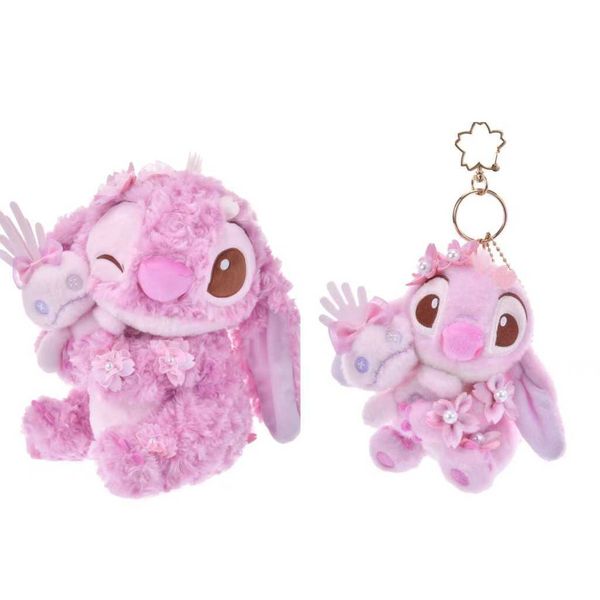 2025櫻花系列噗噗掛件｜史迪奇 皮傑 瑪麗貓 小金｜東京迪士尼｜毛絨公仔 公仔 收藏品｜嗨寶好選物