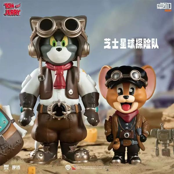 湯姆貓與傑利鼠 Tom and Jerry 貓與老鼠 芝士星球系列 盲盒 手辦 潮玩 盒玩｜嗨寶好選物