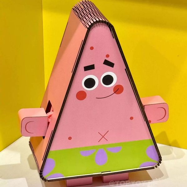 海綿寶寶 海派甜心 派對積木 3D拼圖 立體拼圖 益智遊戲 禮物 可愛擺件 拼裝玩具 積木模型｜嗨寶好選物