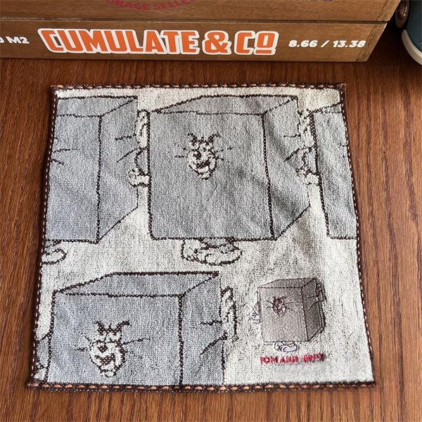 日本 Tom & Jerry 湯姆貓與傑利鼠 方巾 小毛巾 手伴 公仔 擺件 扭蛋 收藏品｜嗨寶好選物