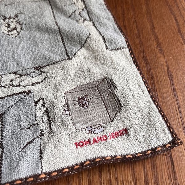 日本 Tom & Jerry 湯姆貓與傑利鼠 方巾 小毛巾 手伴 公仔 擺件 扭蛋 收藏品｜嗨寶好選物