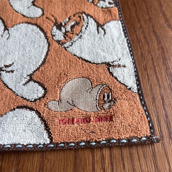 日本 Tom & Jerry 湯姆貓與傑利鼠 方巾 小毛巾 手伴 公仔 擺件 扭蛋 收藏品｜嗨寶好選物