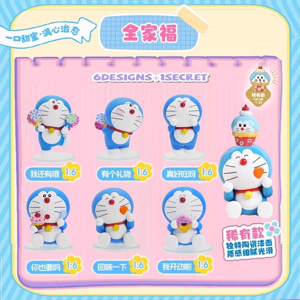 哆啦A夢 好好吃呀 系列 鑰匙扣 毛絨掛件 盲盒 收藏品｜嗨寶好選物