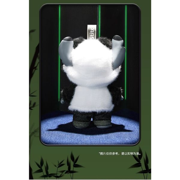 Disney 迪士尼 史迪奇 GenZ街頭系列 熊貓限定款 搪膠毛絨盲盒 盲盒 手伴 公仔 擺件 收藏品｜嗨寶好選物