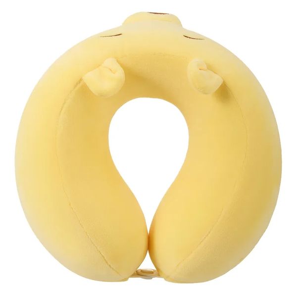 Disney 迪士尼 小熊維尼 記憶棉 U型枕 護頸 頸枕 枕頭 旅行枕  擺件 收藏品 MINISO｜嗨寶好選物