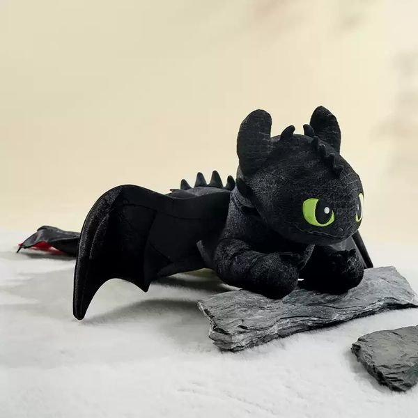 Disney 迪士尼 馴龍高手 夜煞 沒牙 97公分 大公仔 趴姿 盲盒 手伴 公仔 擺件 收藏品｜嗨寶好選物