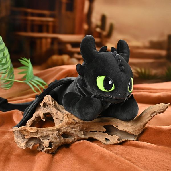 Disney 迪士尼 馴龍高手 夜煞 沒牙 97公分 大公仔 趴姿 盲盒 手伴 公仔 擺件 收藏品｜嗨寶好選物