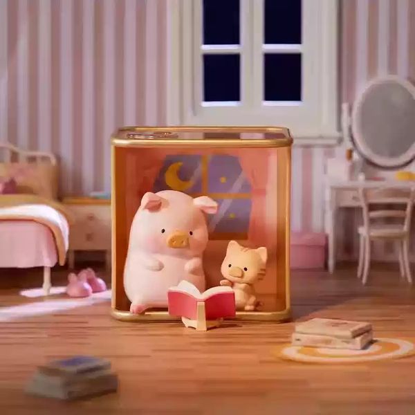 罐頭豬 LULU 豬 愜意時光系列 盲盒 手伴 公仔 擺件 扭蛋 收藏品｜嗨寶好選物