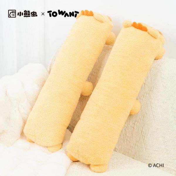  小熊蟲來囉 小熊蟲 長條型抱枕 蟲蟲蟲蟲抱枕 枕頭 睡覺專用 公仔 娃娃 手辦 擺件 長枕頭 腰靠｜嗨寶好選物