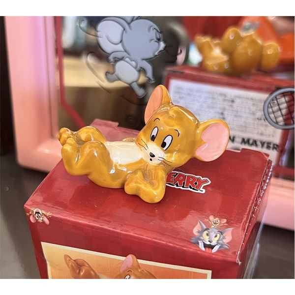 日本 Tom & Jerry 湯姆貓與傑利鼠 陶瓷筷架  手伴 公仔 擺件 扭蛋 收藏品｜嗨寶好選物