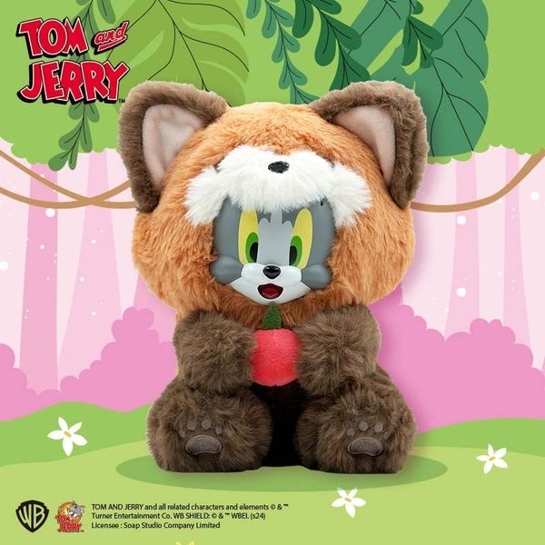 湯姆貓與傑利鼠 Tom and Jerry 貓與老鼠 毛絨玩偶 動物造型盲盒套組｜嗨寶好選物