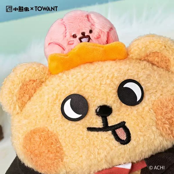  小熊蟲來囉 小熊蟲 可愛設計玩偶 玩具娃娃 臥室擺件 公仔 收藏品 毛絨公仔 大腦抽離｜嗨寶好選物