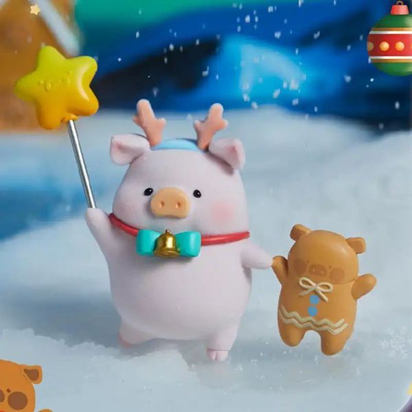 LULU豬 聖誕小鎮系列 LULU 豬 盲盒 手伴 公仔 擺件 扭蛋 收藏品｜嗨寶好選物