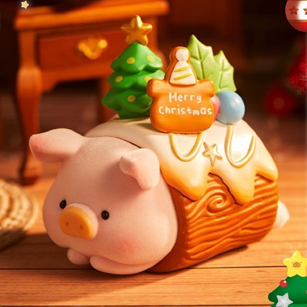 LULU豬 聖誕小鎮系列 LULU 豬 盲盒 手伴 公仔 擺件 扭蛋 收藏品｜嗨寶好選物