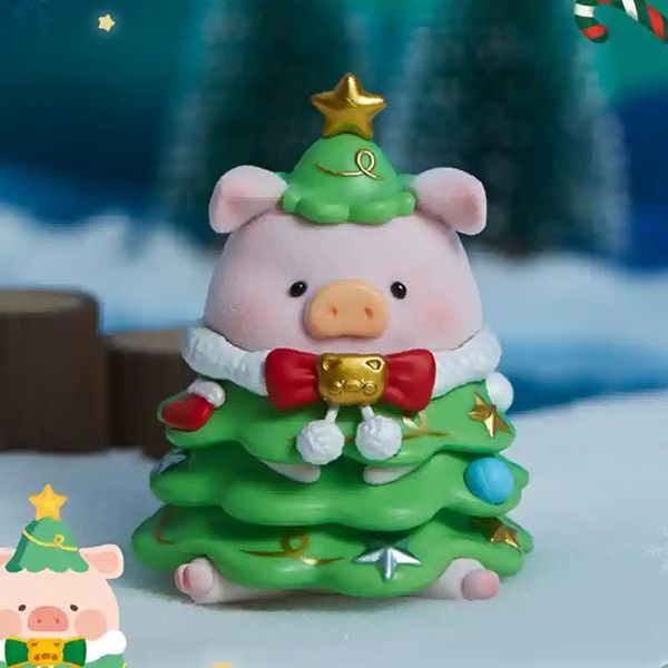 LULU豬 聖誕小鎮系列 LULU 豬 盲盒 手伴 公仔 擺件 扭蛋 收藏品｜嗨寶好選物