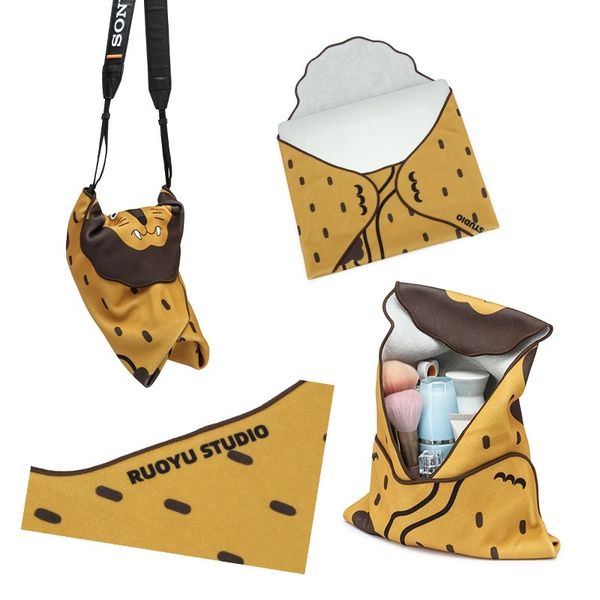 若愚工坊 粉紅肌肉猛男兔布偶 玩偶 肌肉兔 猛男兔 搞怪 粉紅兔 零錢包 收納 百褶布 環保袋 袋子｜嗨寶好選物