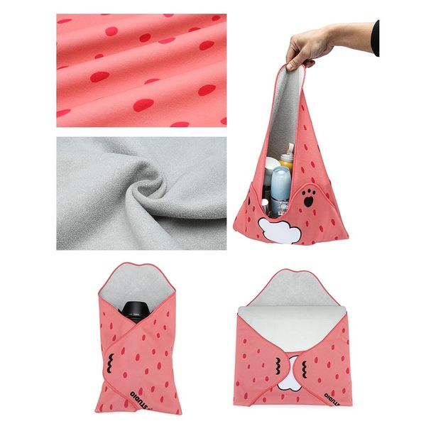 若愚工坊 粉紅肌肉猛男兔布偶 玩偶 肌肉兔 猛男兔 搞怪 粉紅兔 零錢包 收納 百褶布 環保袋 袋子｜嗨寶好選物