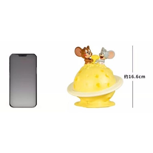  湯姆貓與傑利鼠 Tom and Jerry 貓與老鼠 小夜燈 傑利鼠 泰菲 起士月球 小燈 睡覺燈｜嗨寶好選物