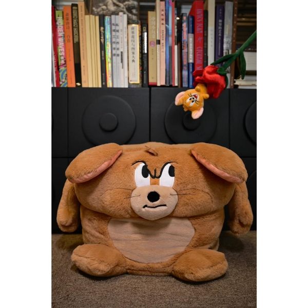 湯姆貓與傑利鼠 Tom and Jerry 貓與老鼠 小矮凳 壓扁造型 湯姆貓小矮凳 傑利鼠小矮凳｜嗨寶好選物