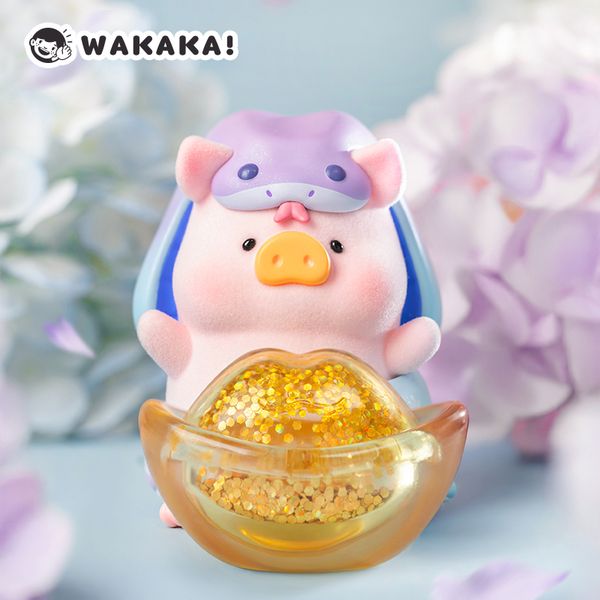 LULU豬 毛絨公仔 花蛇添福 蛇年限定 LULU 豬 盲盒 手伴 公仔 擺件 扭蛋 收藏品｜嗨寶好選物