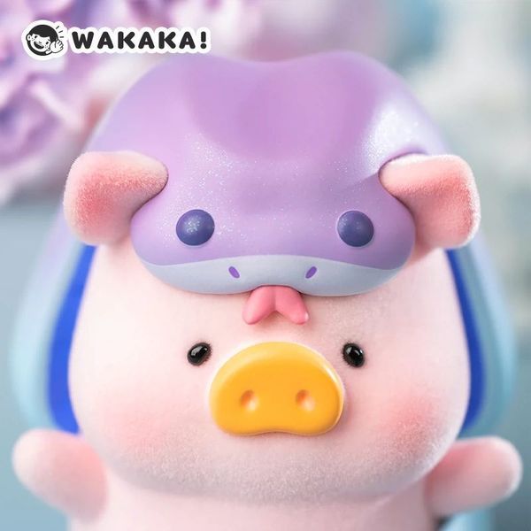 LULU豬 毛絨公仔 花蛇添福 蛇年限定 LULU 豬 盲盒 手伴 公仔 擺件 扭蛋 收藏品｜嗨寶好選物