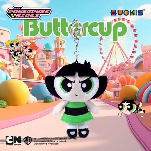 飛天小女警 原版系列 少女心 玩偶鑰匙扣 毛絨掛件 系列 盲盒 手伴 公仔 擺件 收藏品｜嗨寶好選物